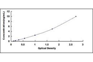 Typical standard curve (RS1 ELISA 试剂盒)