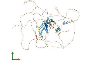 AlphaFold protein structure predicition of Human Recombinant E2F8 Protein, UniprotID A0AVK6