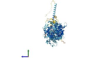 AlphaFold protein structure predicition of Human Recombinant UBE3C Protein, UniprotID Q15386