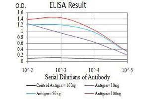 ELISA image for anti-Cell Division Cycle 37 Homolog (S. Cerevisiae) (CDC37) (AA 241-378) antibody (ABIN5542606)