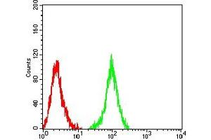 Flow Cytometry (FACS) image for anti-Killer Cell Lectin-Like Receptor Subfamily K, Member 1 (KLRK1) (AA 73-216) antibody (ABIN7193627)