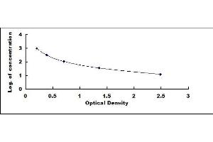 Typical standard curve (Homocysteic Acid ELISA 试剂盒)