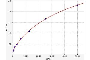 Typical standard curve (JAK3 ELISA 试剂盒)