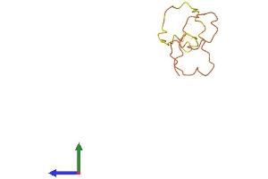 AlphaFold protein structure predicition of Human Recombinant KRTAP19-1 Protein, UniprotID Q8IUB9
