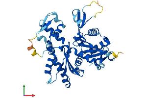 AlphaFold protein structure predicition of Mouse Recombinant Actrt1 Protein, UniprotID Q9D9J3