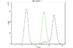 Flow Cytometry analysis of U-87 cells using anti-CTNNA1 antibody (ABIN3043818).