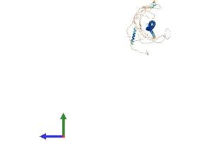AlphaFold protein structure predicition of Mouse Recombinant Ccdc62 Protein, UniprotID E9PVD1