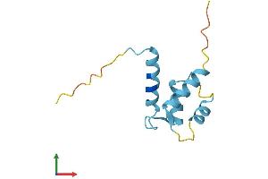 AlphaFold protein structure predicition of Mouse Recombinant S100a14 Protein, UniprotID Q9D2Q8