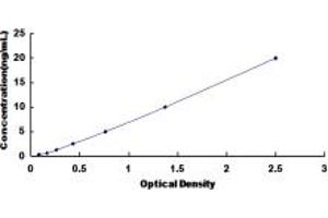 Typical standard curve (GDA ELISA 试剂盒)