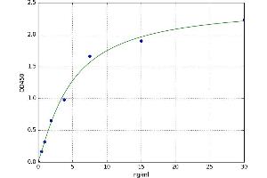 A typical standard curve (SLC2A13 ELISA 试剂盒)