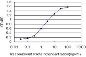 Detection limit for recombinant GST tagged JAG2 is approximately 0. (JAG2 抗体  (AA 121-210))