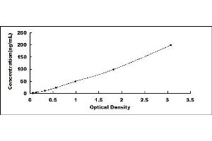 Typical standard curve (HSP90 ELISA 试剂盒)