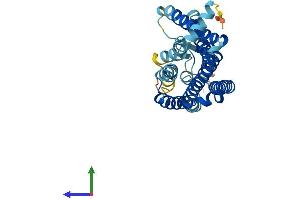 Protein Structure (PS) image for Olfactory Receptor, Family 3, Subfamily A, Member 1 (OR3A1) (AA 1-315) protein (His tag) (ABIN7550372)
