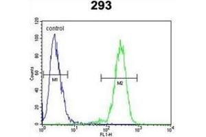 Flow Cytometry (FACS) image for anti-Mannosidase, Alpha, Class 2A, Member 1 (MAN2A1) (AA 456-482), (Middle Region) antibody (ABIN950381)