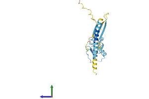 AlphaFold protein structure predicition of Human Recombinant CIDEB Protein, UniprotID Q9UHD4