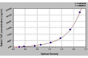Typical standard curve