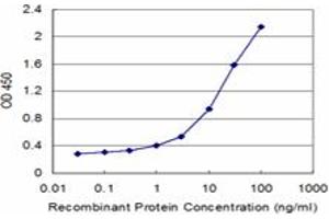 ELISA image for anti-SPARC Related Modular Calcium Binding 1 (SMOC1) (AA 150-221) antibody (ABIN566231)