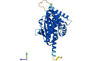 Protein Structure (PS) image for Lysophosphatidylglycerol Acyltransferase 1 (LPGAT1) (AA 1-370) protein (His tag) (ABIN7548981)