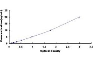 Typical standard curve (MAP4 ELISA 试剂盒)