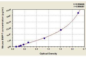 Typical standard curve (BMP7 ELISA 试剂盒)