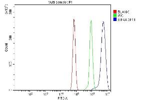 Flow Cytometry analysis of RH35 cells using anti-EIF4A1 antibody (ABIN7603144).