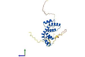 AlphaFold protein structure predicition of Mouse Recombinant Rgs18 Protein, UniprotID Q99PG4