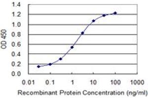 Detection limit for recombinant GST tagged CNTN4 is 0. (Contactin 4 抗体  (AA 800-898))