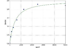 A typical standard curve