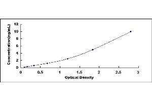 Typical standard curve (CD15 ELISA 试剂盒)