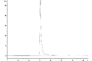 The purity of Human Semaphorin 4D is greater than 95 % as determined by SEC-HPLC.