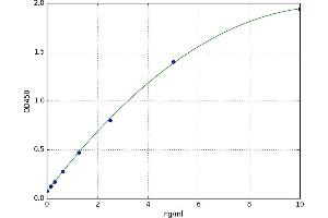 A typical standard curve (desert Hedgehog ELISA 试剂盒)