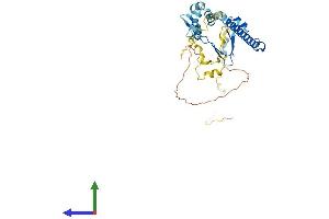 AlphaFold protein structure predicition of Human Recombinant E2F5 Protein, UniprotID Q15329