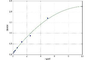 A typical standard curve (KRT16 ELISA 试剂盒)