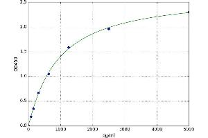 A typical standard curve