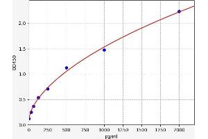 Typical standard curve (KRT6A ELISA 试剂盒)