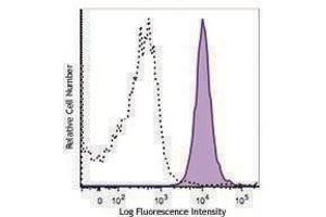 Flow Cytometry (FACS) image for anti-Integrin alpha M (ITGAM) antibody (PE-Cy7) (ABIN2659073) (CD11b 抗体  (PE-Cy7))