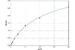 A typical standard curve