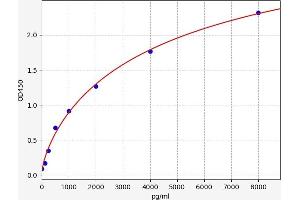 Typical standard curve (BIRC7 ELISA 试剂盒)