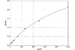 A typical standard curve