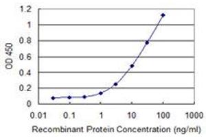 Detection limit for recombinant GST tagged TRIM72 is 0. (TRIM72 抗体  (AA 378-477))