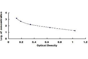 Typical standard curve