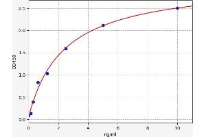 Typical standard curve (EEF2K ELISA 试剂盒)