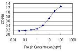 Sandwich ELISA detection sensitivity ranging from 0. (FGF21 (人) Matched Antibody Pair)