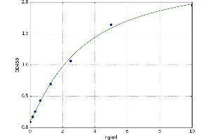 A typical standard curve (PTH2R ELISA 试剂盒)
