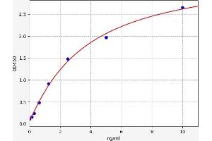Typical standard curve (GRB10 ELISA 试剂盒)