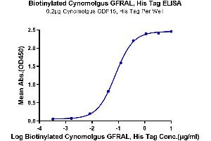 ELISA image for GDNF Family Receptor alpha Like (GFRAL) (AA 20-351) protein (His-Avi Tag,Biotin) (ABIN7274735)