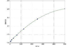 A typical standard curve