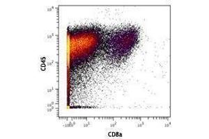 Flow Cytometry (FACS) image for anti-CD8a Molecule (CD8A) antibody (ABIN2664858) (CD8 alpha 抗体)