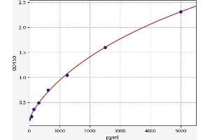 Typical standard curve (ABCC6 ELISA 试剂盒)