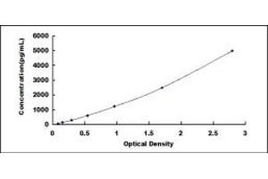 Typical standard curve (PDHA1 ELISA 试剂盒)